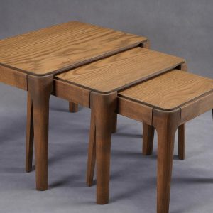 میز بغل مبلی 3 تیکه افرا