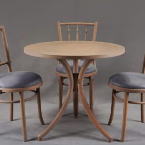 میز غذاخوری پراگ سه پایه قطر80